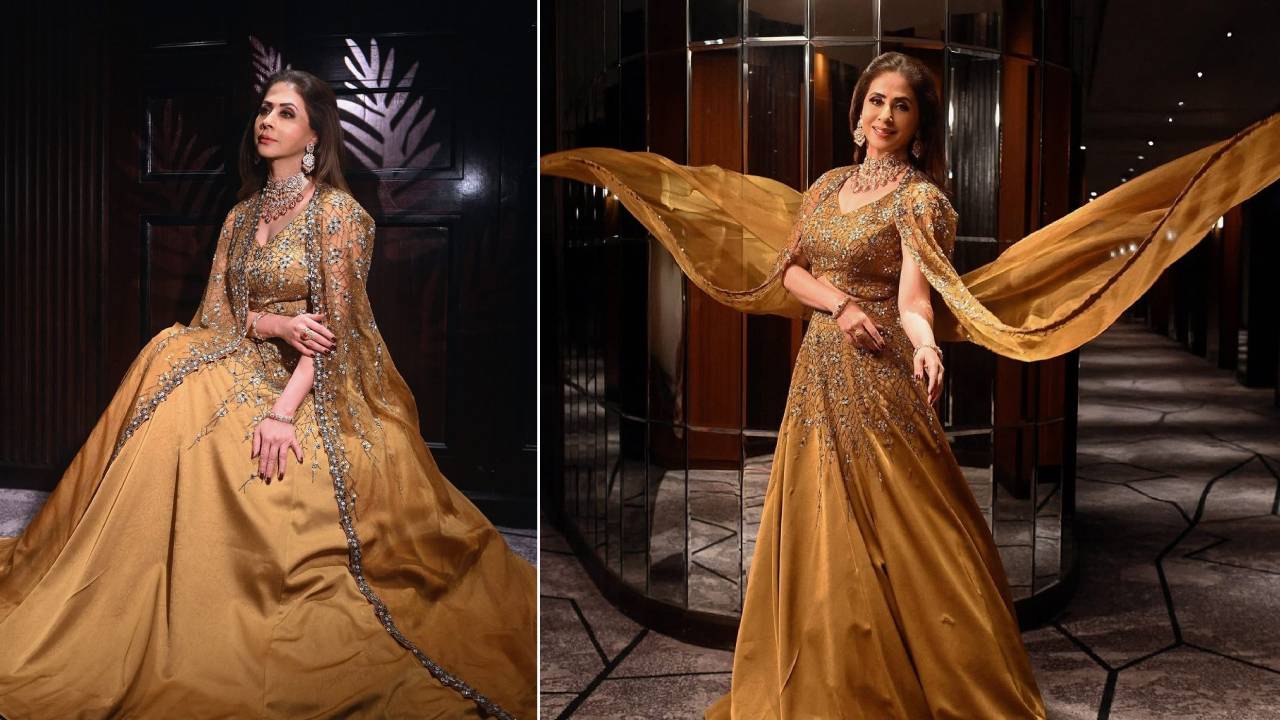 Star Fashion 2026: ಸಂಚಲನ ಮೂಡಿಸಿದ ಊರ್ಮಿಳಾ ಮಾತೊಂಡ್ಕರ್‌ ಗೋಲ್ಡನ್‌ ಲೆಹೆಂಗಾ - Image 1