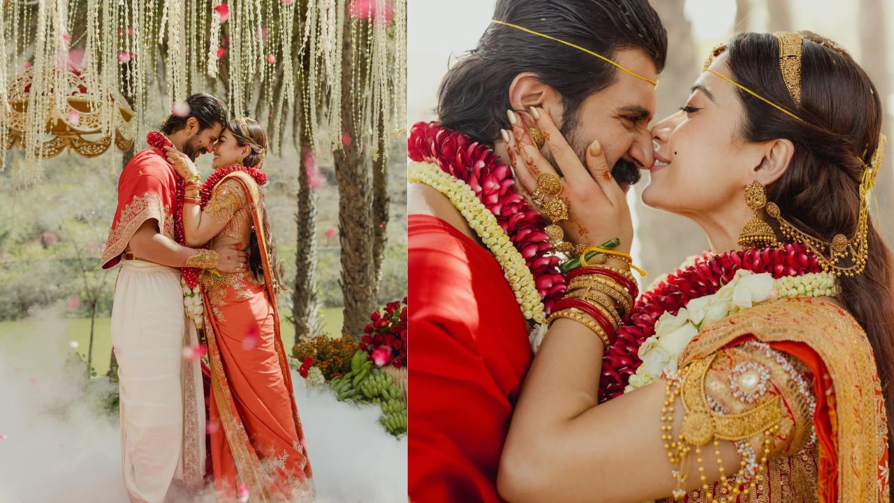 ವಿಜಯ್‌ ದೇವರಕೊಂಡ-ರಶ್ಮಿಕಾ ಮಂದಣ್ಣ ಮದುವೆಯ ಫೋಟೊ ಔಟ್‌