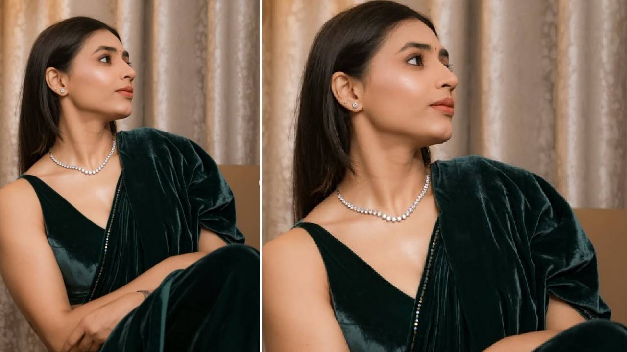 Star Saree Fashion 2025: ವೆಲ್ವೆಟ್‌ ಸೀರೆಯಲ್ಲಿ ಡಿಸೆಂಟಾಗಿ ಕಾಣಿಸಿಕೊಂಡ ಸಪ್ತಮಿಗೌಡ - Image 4