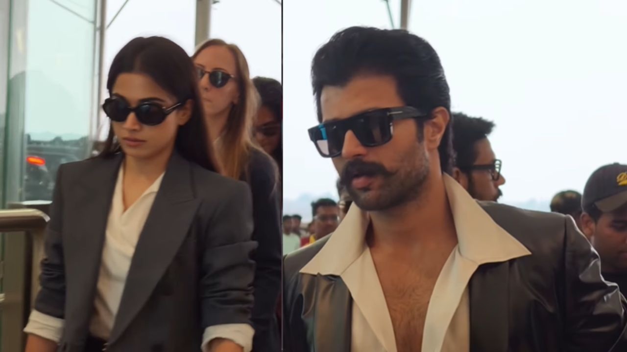 Rashmika Vijay Wedding: ಕುಟುಂಬದೊಂದಿಗೆ ಉದಯಪುರಕ್ಕೆ ರಶ್ಮಿಕಾ-ವಿಜಯ್ ಪ್ರಯಾಣ! ಜೋಡಿ ಲುಕ್‌ ಕಂಡು ಫ್ಯಾನ್ಸ್‌ ಖುಷ್‌