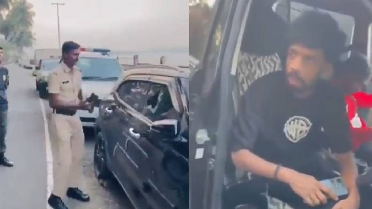 ಕಾರಿನ ಗಾಜು ಒಡೆದ ಪೊಲೀಸರು: ವೈರಲ್ ವಿಡಿಯೊದ ಅಸಲಿಯತ್ತೇನು?