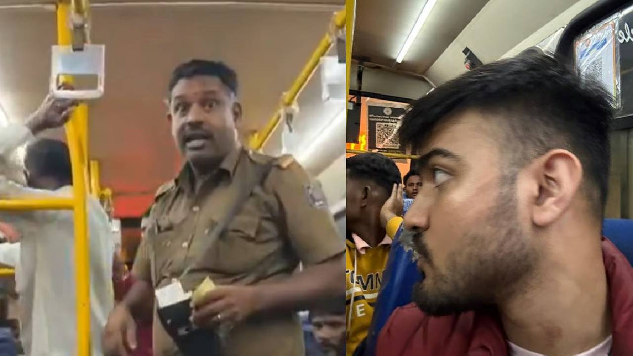 ಪರಭಾಷಿಕನಿಗೆ ಕಪಾಳ ಮೋಕ್ಷ ಮಾಡಿದ ಬೆಂಗಳೂರಿನ ಬಸ್ ಕಂಡಕ್ಟರ್