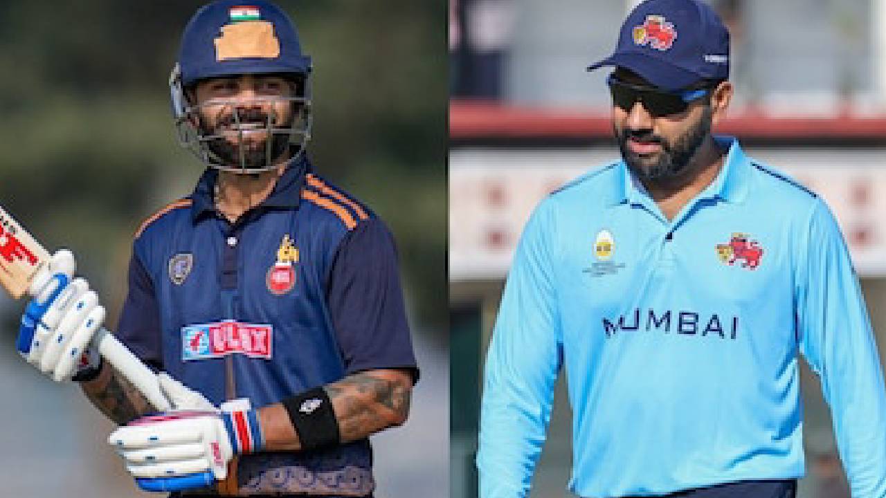 ವಿಜಯ್ ಹಜಾರೆ ಟ್ರೋಫಿಯಲ್ಲಿ ಕೊಹ್ಲಿ, ರೋಹಿತ್ ತಮ್ಮ ಮುಂದಿನ ಪಂದ್ಯವನ್ನು ಯಾವಾಗ ಆಡುತ್ತಾರೆ?