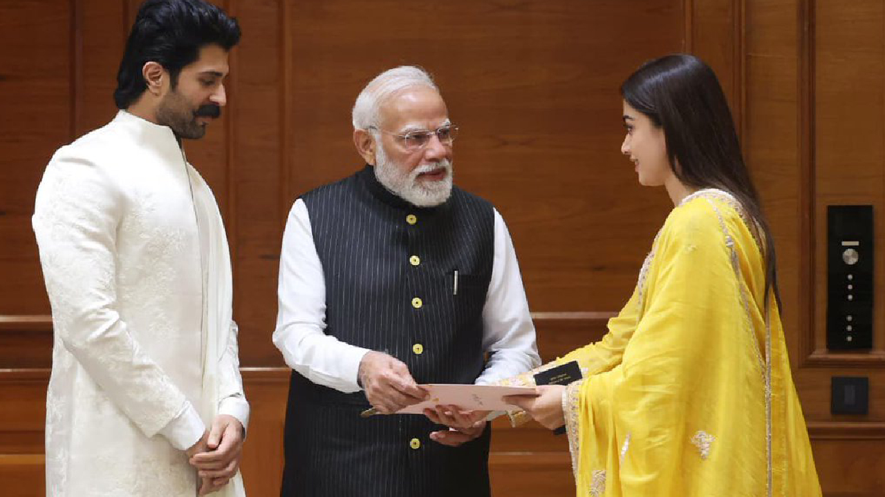 ಪ್ರಧಾನಿ ಮೋದಿ ಭೇಟಿಯಾದ ವಿರೋಶ್‌ ಜೋಡಿ;  ರಿಸೆಪ್ಶನ್​ಗೆ ಆಹ್ವಾನ - Image 4