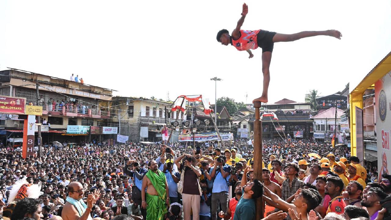 Vitla Pindi Mahotsav: ಕೃಷ್ಣನೂರು ಉಡುಪಿಯಲ್ಲಿ ಜನ್ಮಾಷ್ಟಮಿ, ಲೀಲೋತ್ಸವ ಸಂಭ್ರಮ; ಬಗೆ ಬಗೆಯ ವೇಷ, ಹುಲಿ ಕುಣಿತದ ವೈಭವಕ್ಕೆ ಮಾರುಹೋದ ಭಕ್ತರು - Image 4