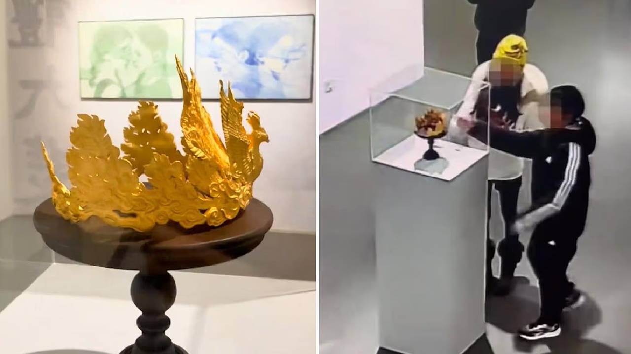 ಮಗುವಿನ ಚೇಷ್ಟೆಯಿಂದ 51.5 ಲಕ್ಷ ರುಪಾಯಿ ಮೌಲ್ಯದ ಚಿನ್ನದ ಕಿರೀಟ ಜಖಂ