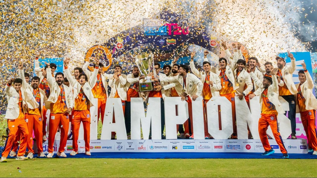 ವೆಸ್ಟ್ ಡೆಲ್ಲಿ ಲಯನ್ಸ್ಗೆ ಪ್ರಶಸ್ತಿ ಗೆದ್ದುಕೊಟ್ಟ ನಿತೀಶ್ ರಾಣಾ!