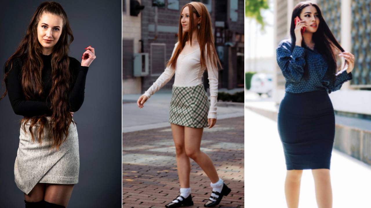 ಯುವತಿಯರನ್ನು ಅಪ್ಪಿಕೊಂಡ ಸಿಂಪಲ್ ಸ್ಲಿಮ್ ಸ್ಕರ್ಟ್ಸ್