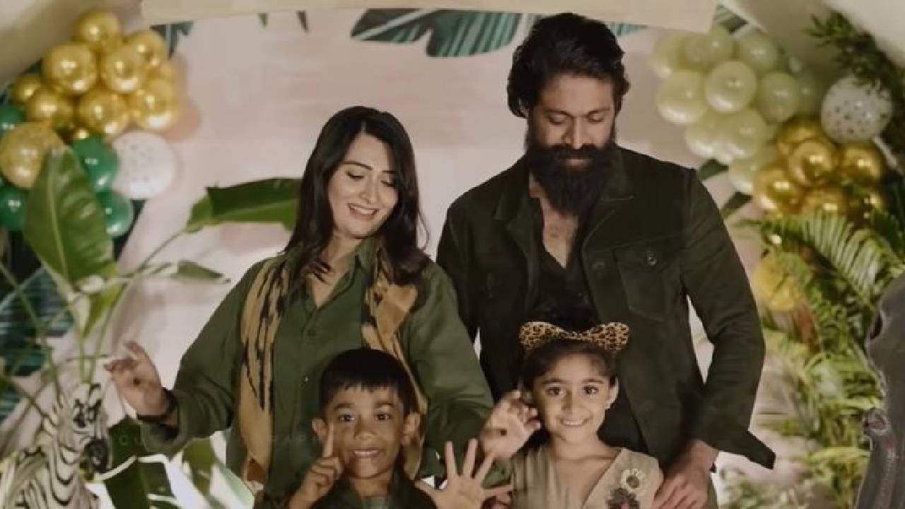 ಪ್ರಾಣಿಗಳ ಮಧ್ಯೆ ಹುಟ್ಟುಹಬ್ಬ ಆಚರಿಸಿಕೊಂಡ ಯಶ್ ಪುತ್ರ