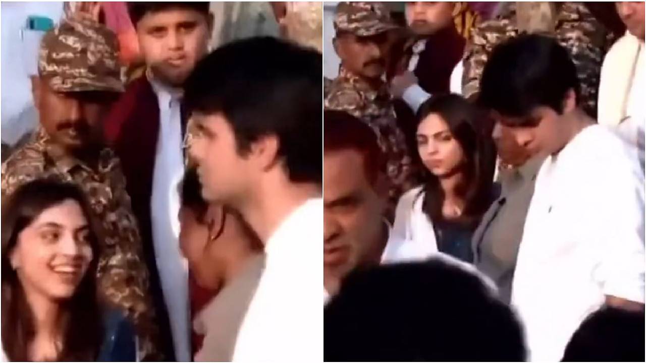 ಪ್ರಿಯಾಂಕಾ ಗಾಂಧಿ ಚುನಾವಣಾ ರ‍್ಯಾಲಿಯಲ್ಲಿ ರೈಹಾನ್-ಅವಿವಾ ಮಿಂಚು