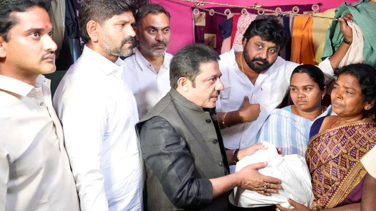 ಮೃತ ಕಾರ್ಯಕರ್ತನ ಕುಟುಂಬಕ್ಕೆ 25 ಲಕ್ಷ ನೆರವು ನೀಡಿದ ಸಚಿವ ಜಮೀರ್‌