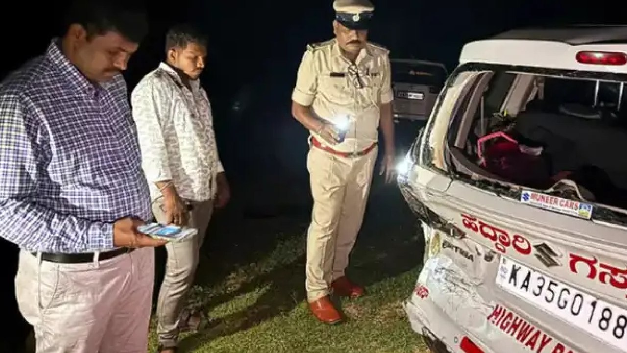 ಸಚಿವ ಶಿವರಾಜ್ ತಂಗಡಗಿ ಬೆಂಗಾವಲು ವಾಹನ ಅಪಘಾತ