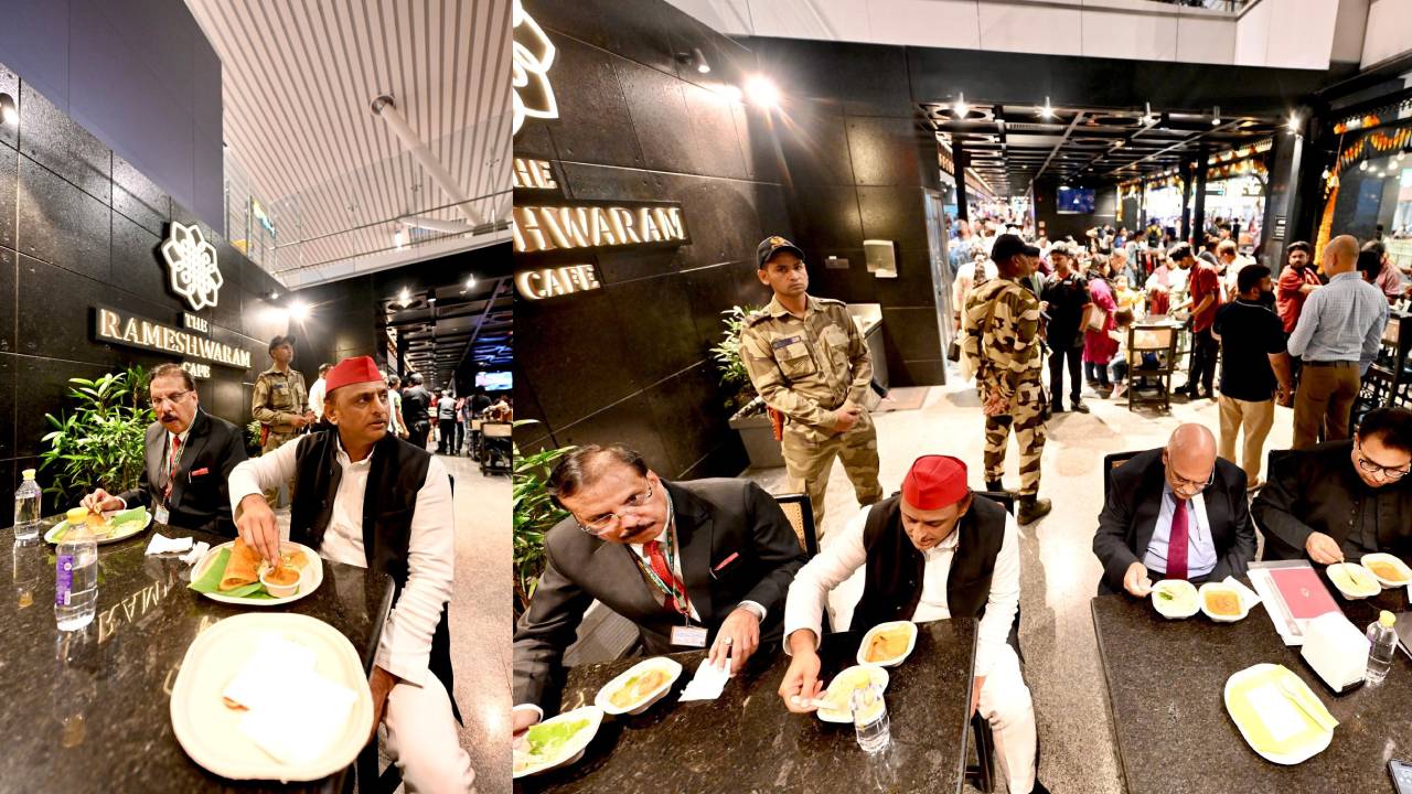 Akhilesh Yadav: ಬೆಂಗಳೂರಿನ ರಾಮೇಶ್ವರಂ ಕೆಫೆಯಲ್ಲಿ ದೋಸೆ ಸವಿದ ಅಖಿಲೇಶ್‌ ಯಾದವ್‌