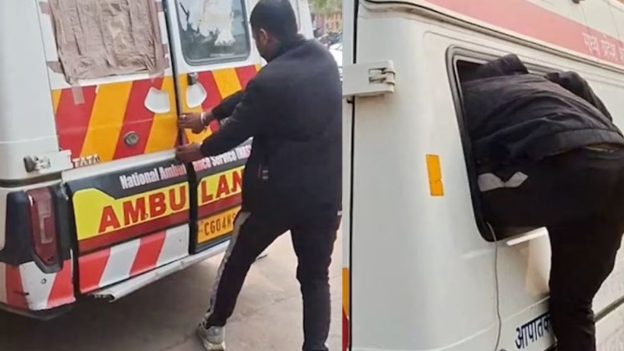 ಆಸ್ಪತ್ರೆಯ ಗೇಟ್‌ನಲ್ಲಿ ಆಂಬ್ಯುಲೆನ್ಸ್ ಡೋರ್‌ ಜಾಮ್; ರೋಗಿ ಸಾವು