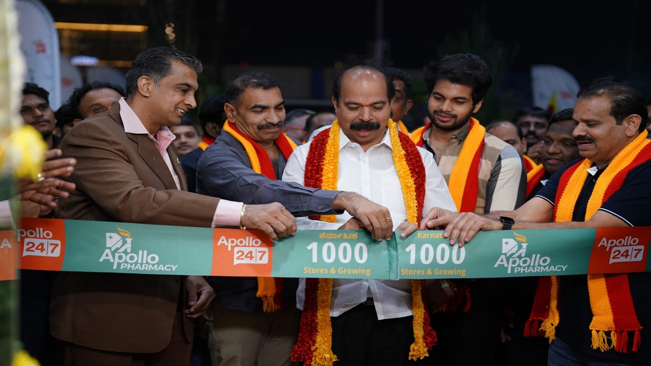 ಅಪೋಲೋ ಫಾರ್ಮಸಿಯಿಂದ ಒಂದು ಸಾವಿರನೇ ಮಳಿಗೆ ಪ್ರಾರಂಭ