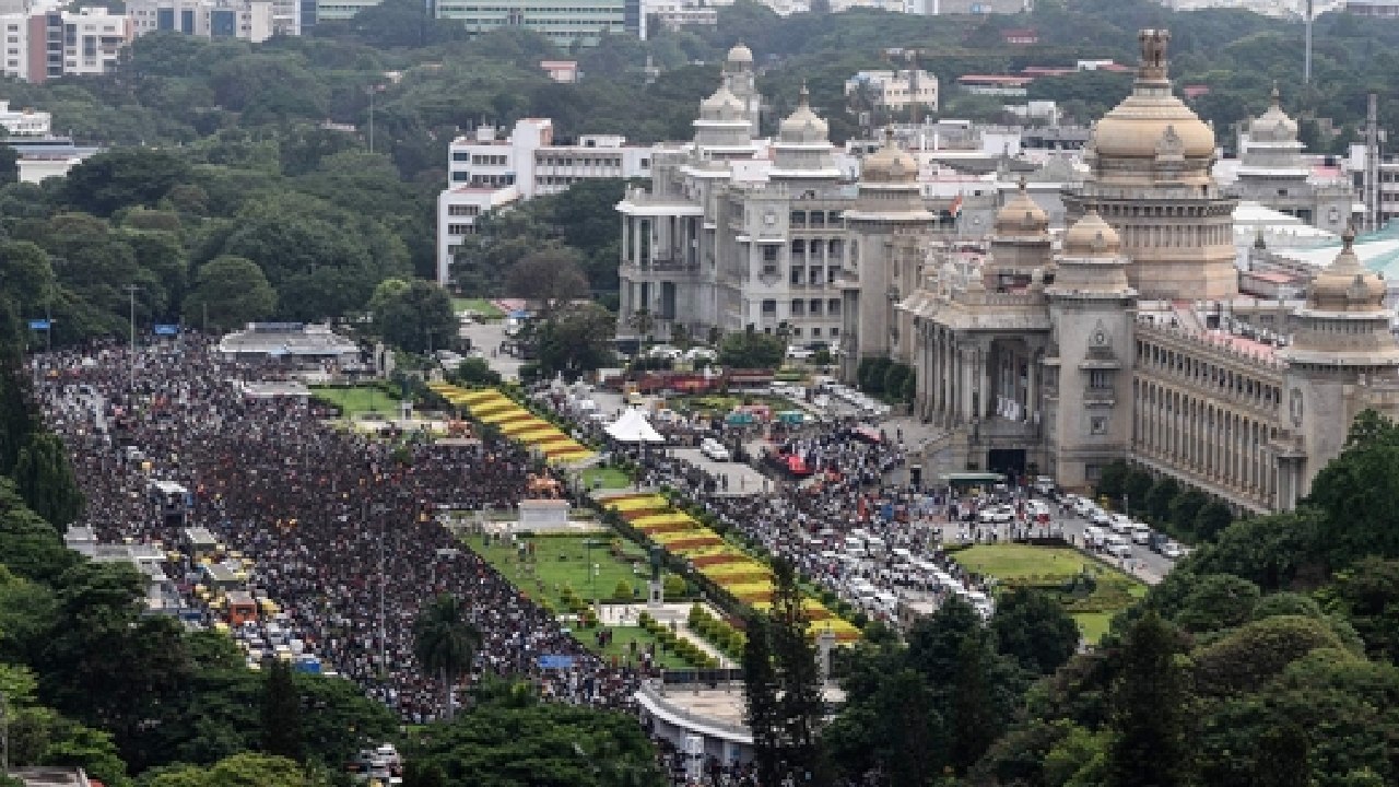 ಬೆಂಗಳೂರು ಕಾಲ್ತುಳಿತ ಕೇಸ್; ಬಿಜೆಪಿ ಉಗ್ರ ಪ್ರತಿಭಟನೆ