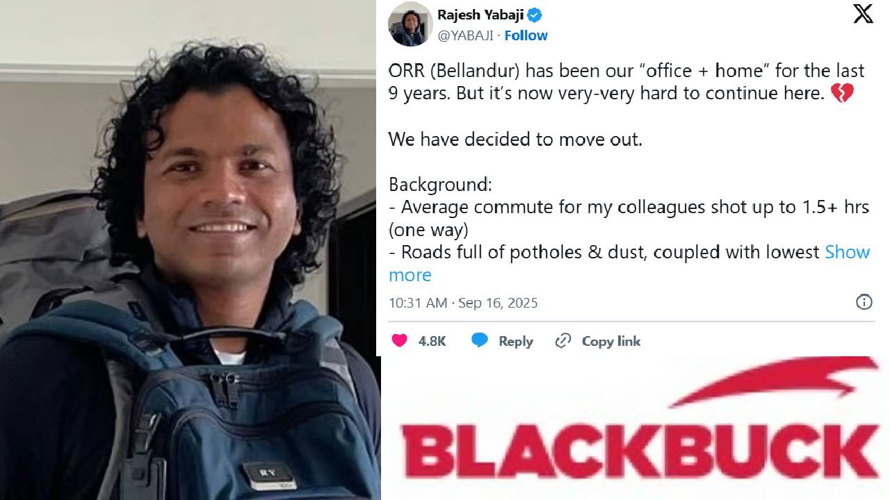 Bengaluru Roads: ʼಹದಗೆಟ್ಟ ರಸ್ತೆಗಳು, ಧೂಳುʼ ಹಿನ್ನೆಲೆಯಲ್ಲಿ ಬೆಂಗಳೂರು ತೊರೆಯಲು ಮುಂದಾದ ಸ್ಟಾರ್ಟಪ್‌