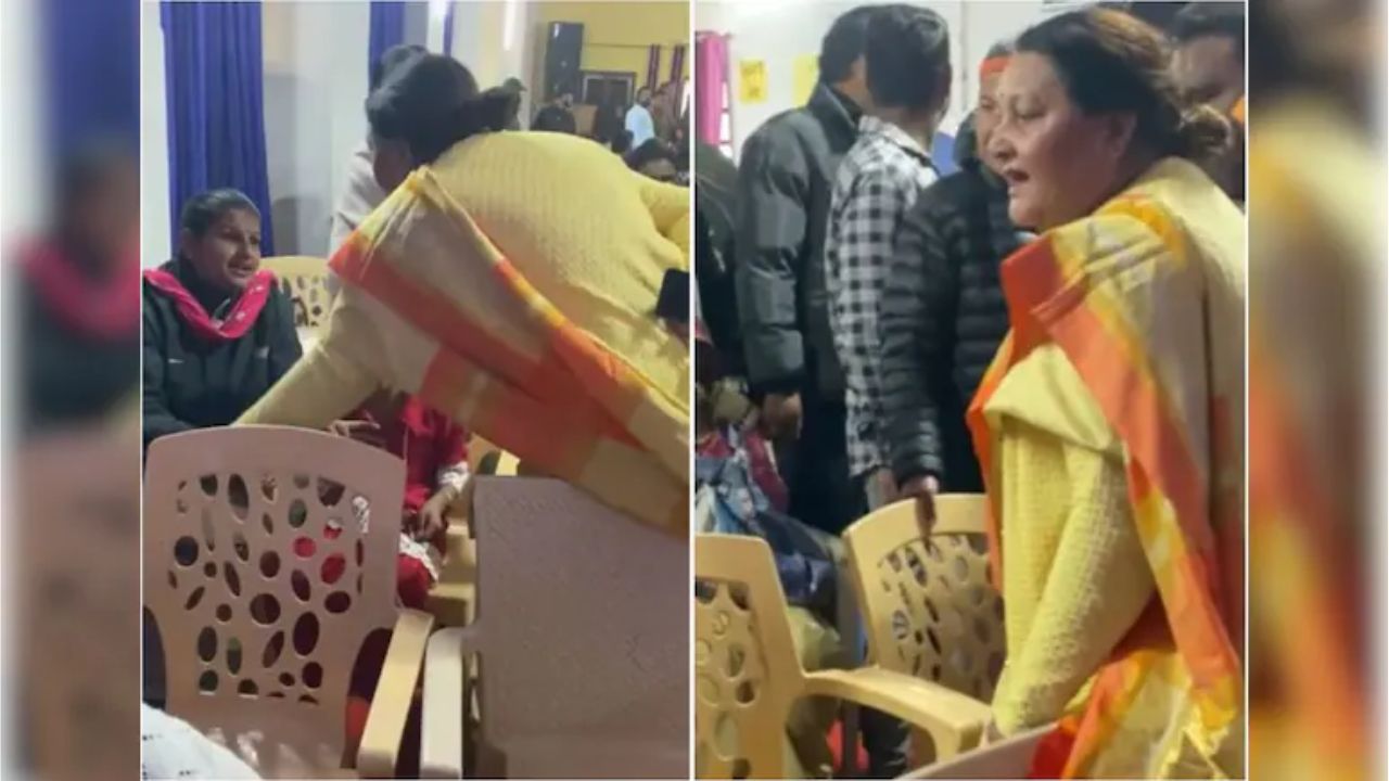 ಅಂಧ ಮಹಿಳೆಗೆ ಬಿಜೆಪಿ ನಾಯಕಿ ಕಿರುಕುಳ