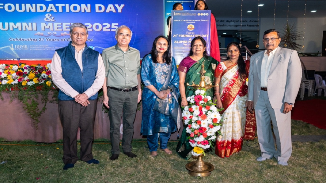 Bangalore News: 21ನೇ ಸಂಸ್ಥಾಪನಾ ದಿನಾಚರಣೆ ಹಾಗೂ ಐಐಎಚ್‌ಎಮ್‌ಆರ್ ಮಾಜಿ ವಿದ್ಯಾರ್ಥಿಗಳ ಸಭೆ