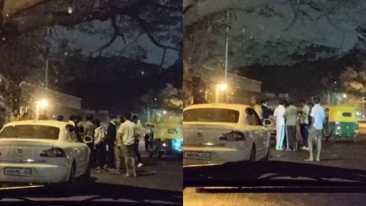 ಕುಡಿದ ಮತ್ತಿನಲ್ಲಿ ಗಲಾಟೆ, ನಗರದಲ್ಲಿ ಕ್ಯಾಬ್‌ ಚಾಲಕನ ಮೇಲೆ ಅಮಾನುಷ ಹಲ್ಲೆ