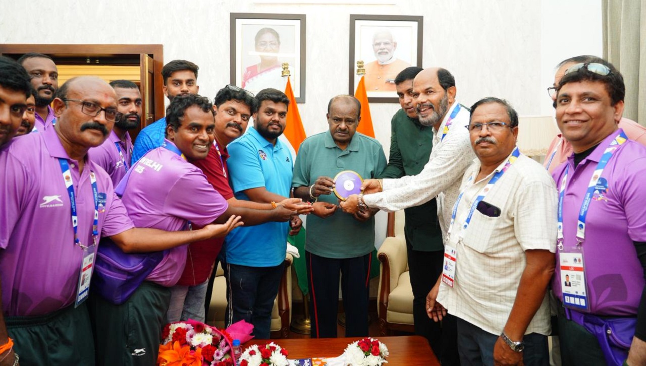 ಕ್ರೀಡಾಕೂಟದ ಮುಕ್ತಾಯ ಸಮಾರಂಭ: ಹೆಚ್.ಡಿ.ಕುಮಾರಸ್ವಾಮಿಗೆ ಆಹ್ವಾನ