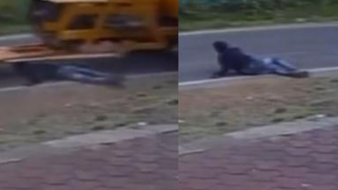 ಪೆರಂಪಳ್ಳಿಯಲ್ಲಿ ಪಾದಚಾರಿಗೆ ಕ್ರೇನ್ ಡಿಕ್ಕಿ