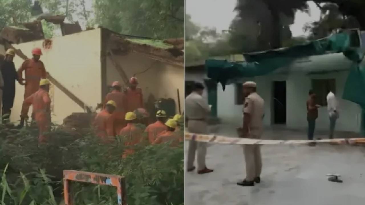 ಹುಮಾಯೂನ್‌ ಸಮಾಧಿ ಬಳಿ ಮೇಲ್ಛಾವಣಿ ಕುಸಿದು 6 ಸಾವು