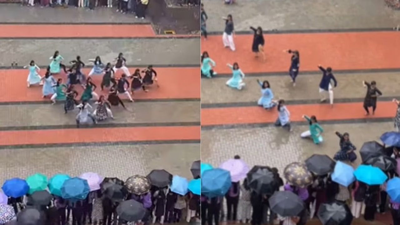 Viral Video: ಭಾರಿ ಮಳೆಯನ್ನೂ ಲೆಕ್ಕಿಸದೆ ಹನುಮಾನ್ ಚಾಲೀಸಾಗೆ ಭರತನಾಟ್ಯ ಪ್ರದರ್ಶಿಸಿದ ಮಂಗಳೂರಿನ ವಿದ್ಯಾರ್ಥಿನಿಯರು; ವಿಡಿಯೊ ನೋಡಿ