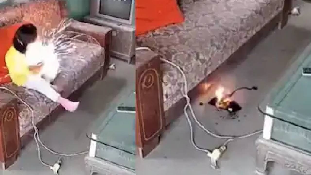 ಚಾರ್ಜ್ ಗಿಟ್ಟ ಮೊಬೈಲ್ ಸ್ಪೋಟ: ಭಯಾನಕ ದೃಶ್ಯ ವೈರಲ್