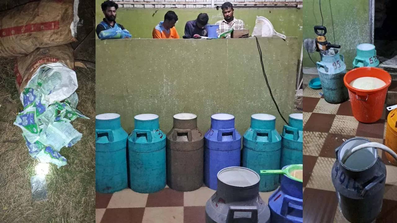 ರಾಸಾಯನಿಕ ಬಳಸಿ ನಕಲಿ ಹಾಲು ತಯಾರಿಕೆ ಜಾಲ ಪತ್ತೆ, 8 ಮಂದಿ ಬಂಧನ