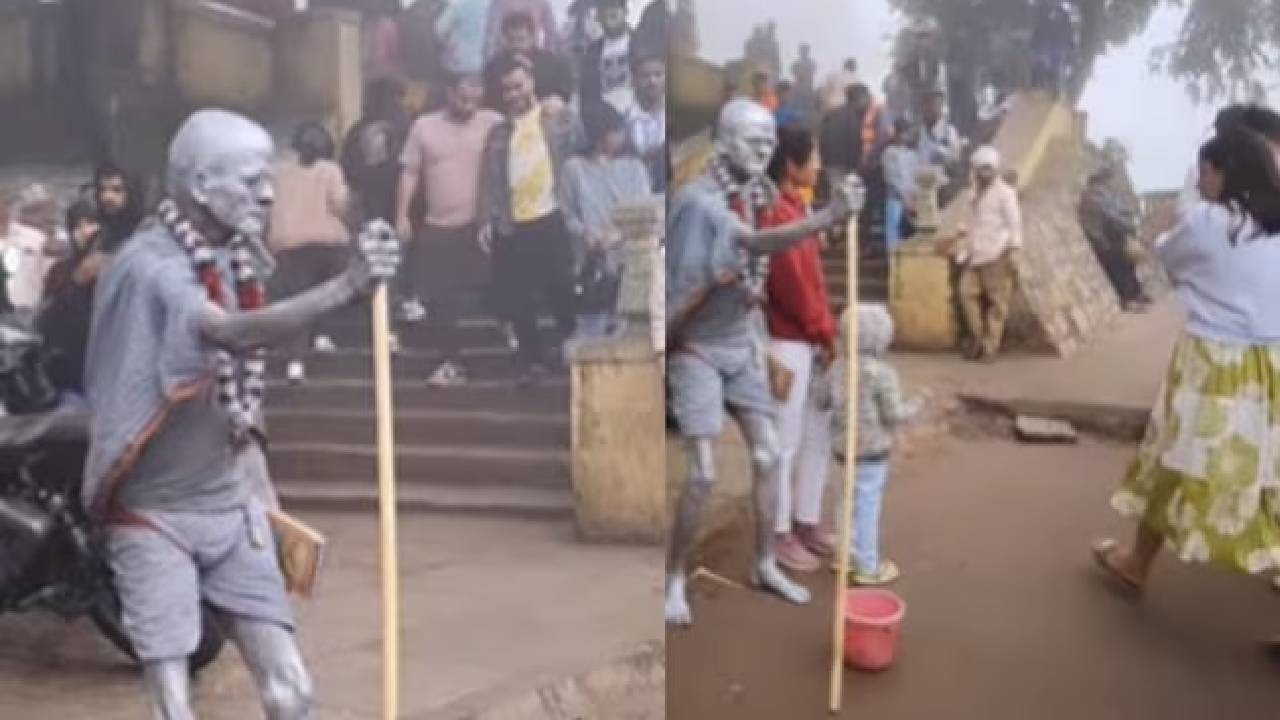 Viral Video: ಕೊರೆಯುವ ಚಳಿಯಲ್ಲಿ ನಂದಿಬೆಟ್ಟದಲ್ಲಿ ಕಾಣಿಸಿಕೊಂಡ ಗಾಂಧಿ ತಾತ! ಏನಿದು ವೈರಲ್‌ ವಿಡಿಯೊ?