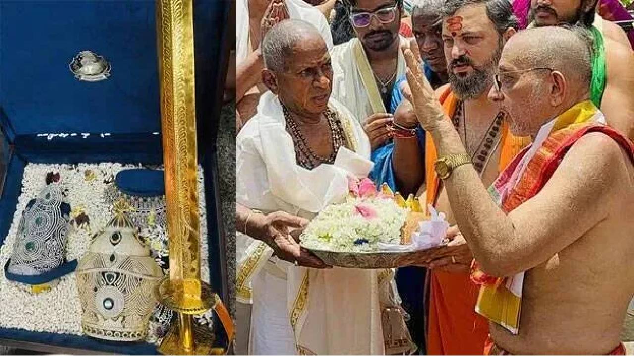ಕೊಲ್ಲೂರು ಮೂಕಾಂಬಿಕೆಗೆ 4 ಕೋಟಿ ರೂ.ನ ವಜ್ರದ ಕಿರೀಟ ಅರ್ಪಿಸಿದ ಇಳಯರಾಜ