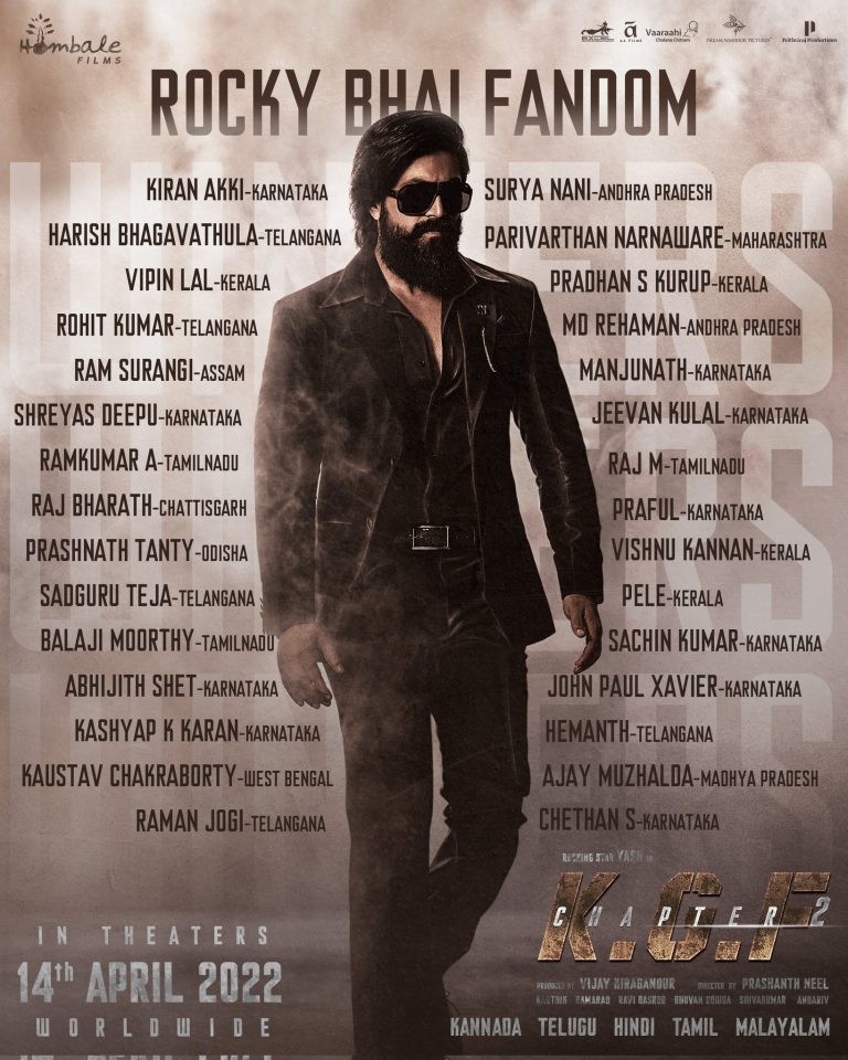 ಸ್ಯಾಂಡಲ್ವುಡ್ ದಿಕ್ಕು ಬದಲಿಸಿದ ಕೆಜಿಎಫ್ ಚಾಪ್ಟರ್ ೨