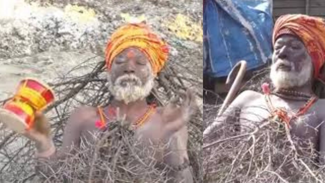 ಮುಳ್ಳಿನ ಹಾಸಿಗೆ ಮೇಲೆ ಮಲಗಿದ ಕಾಂಟೆ ವಾಲೆ ಬಾಬಾ