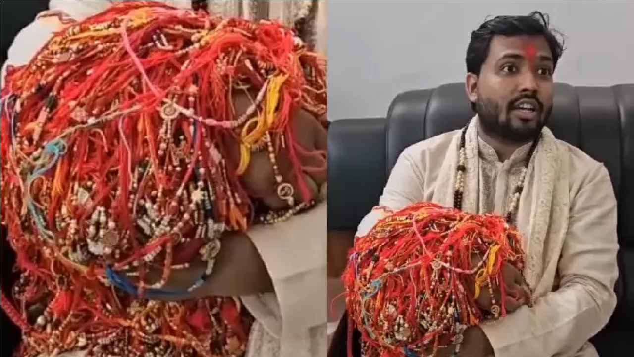 15 ಸಾವಿರಕ್ಕೂ ಹೆಚ್ಚು ರಾಖಿ ಕಟ್ಟಿಸಿಕೊಂಡ ಪಾಟ್ನಾದ ಖಾನ್ ಸರ್