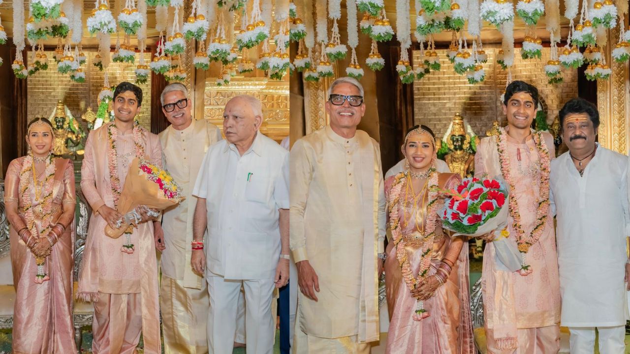 ಲಹರಿ ವೇಲು ಪುತ್ರ  ಅದ್ಧೂರಿ ವಿವಾಹ; ಇಲ್ಲಿವೆ ಫೋಟೋಸ್‌