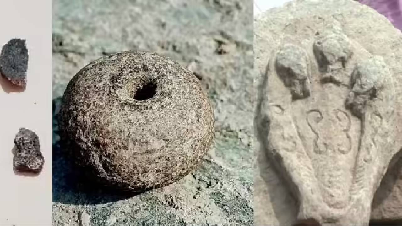 Lakkundi Treasure: ಲಕ್ಕುಂಡಿಯಲ್ಲಿ ಉತ್ಖನನ ವೇಳೆ ತ್ರಿಮುಖ ನಾಗಶಿಲೆ, ನಿಜವಾದ ಹಾವು ಪ್ರತ್ಯಕ್ಷ!