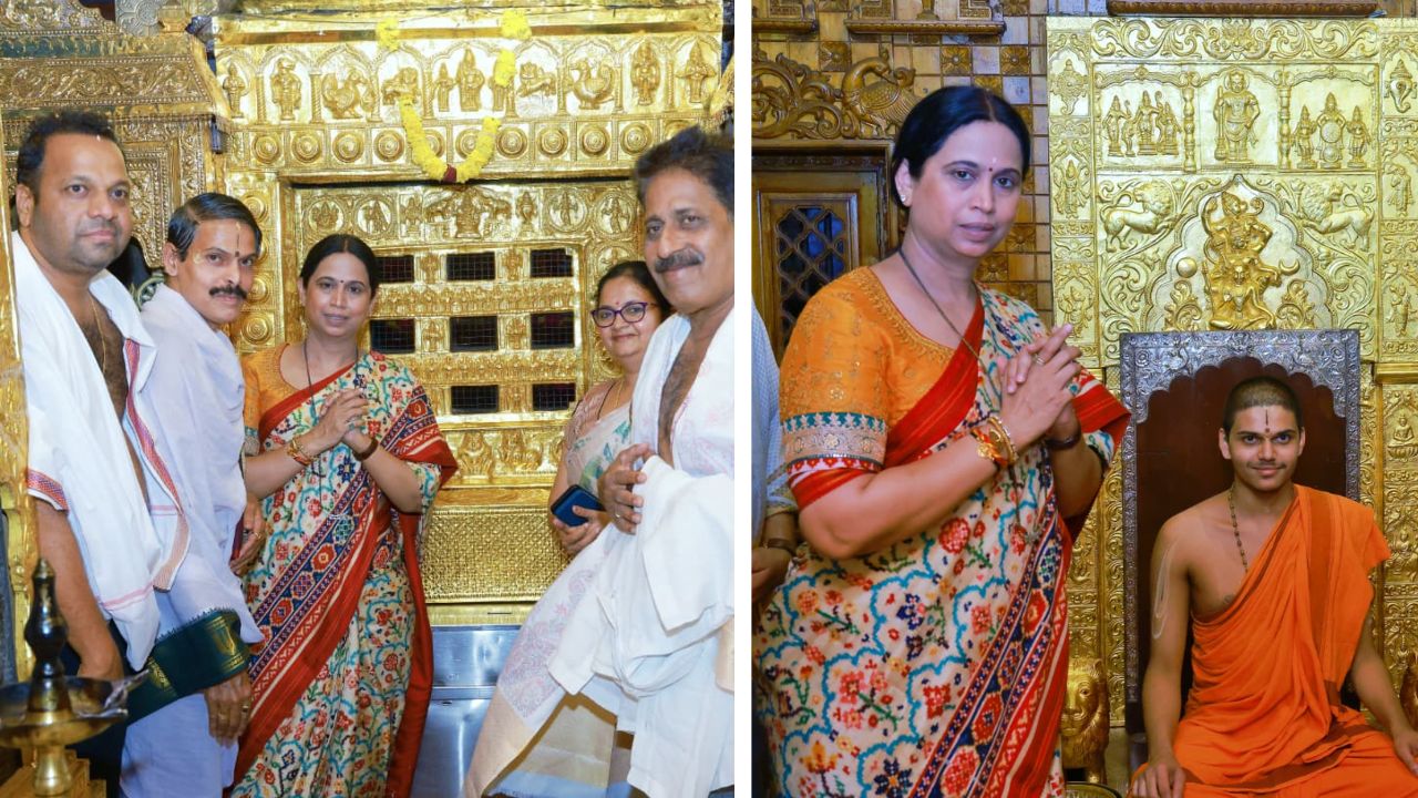 ಉಡುಪಿ ಕೃಷ್ಣನ ದರ್ಶನ ಪಡೆದ ಸಚಿವೆ ಲಕ್ಷ್ಮೀ ಹೆಬ್ಬಾಳಕರ್ - Image 2