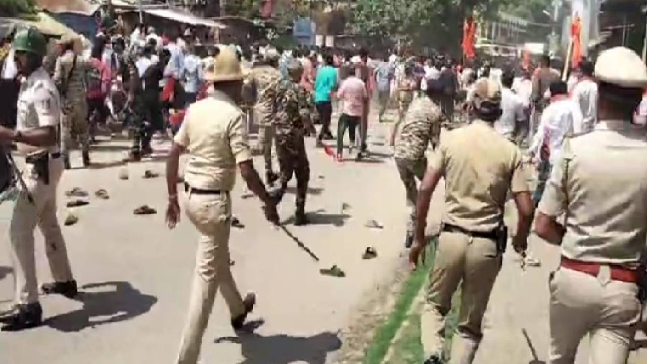 ಪ್ರತಿಭಟನೆ ವೇಳೆ ಮತ್ತೆ ಕಲ್ಲು ತೂರಾಟ, ಲಾಠಿ ಚಾರ್ಜ್, ಮದ್ದೂರು ಉದ್ವಿಗ್ನ