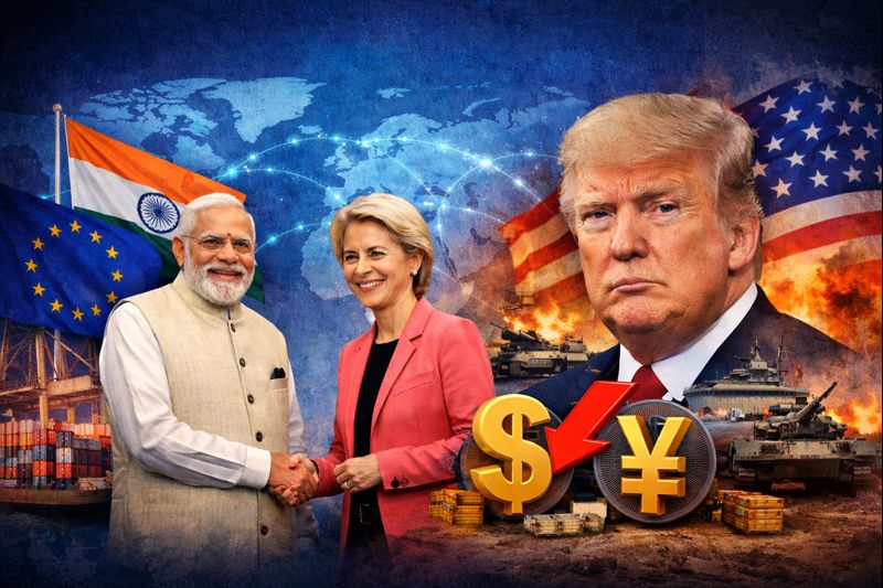 ಭಾರತ–ಇಯು ಮುಕ್ತ ವ್ಯಾಪಾರ ಒಪ್ಪಂದ: ಟ್ರಂಪ್‌ ಸಿಡಿಮಿಡಿ