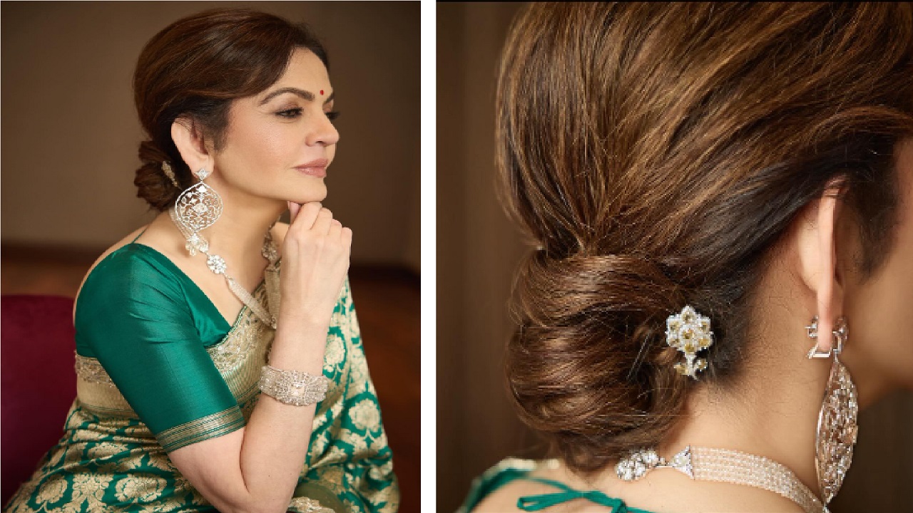 Nita Ambani: ಬನಾರಸಿ ಸೀರೆಯಲ್ಲಿ ನೀತಾ ಅಂಬಾನಿ ಮೋಡಿ - Image 1