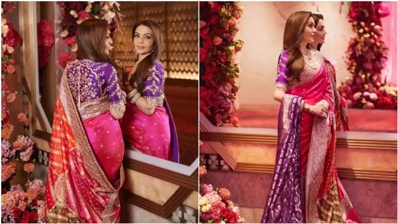 Nita Ambani: ಬನಾರಸಿ ಸೀರೆಯಲ್ಲಿ ನೀತಾ ಅಂಬಾನಿ ಮೋಡಿ - Image 2