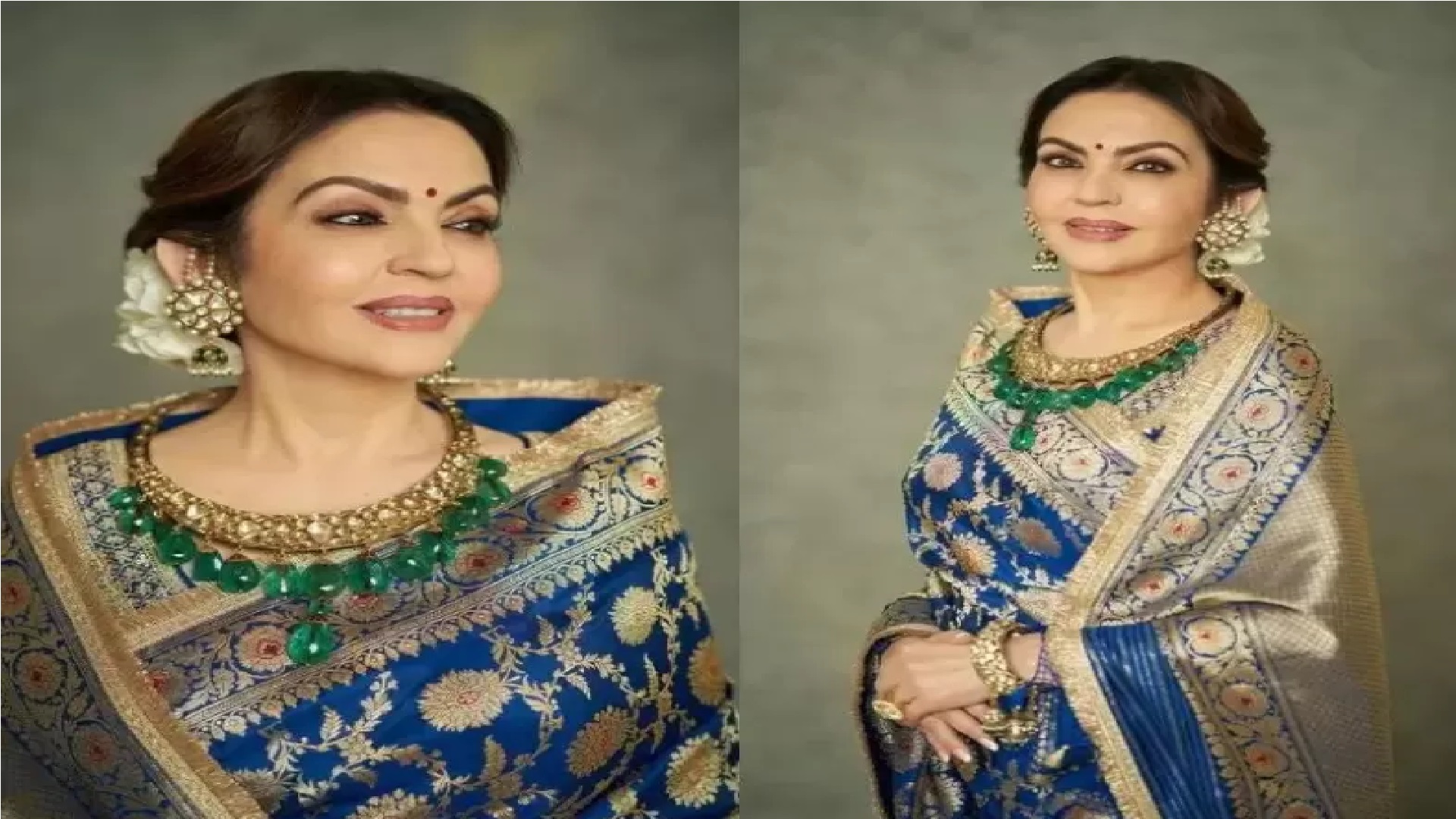 Nita Ambani: ಬನಾರಸಿ ಸೀರೆಯಲ್ಲಿ ನೀತಾ ಅಂಬಾನಿ ಮೋಡಿ - Image 3