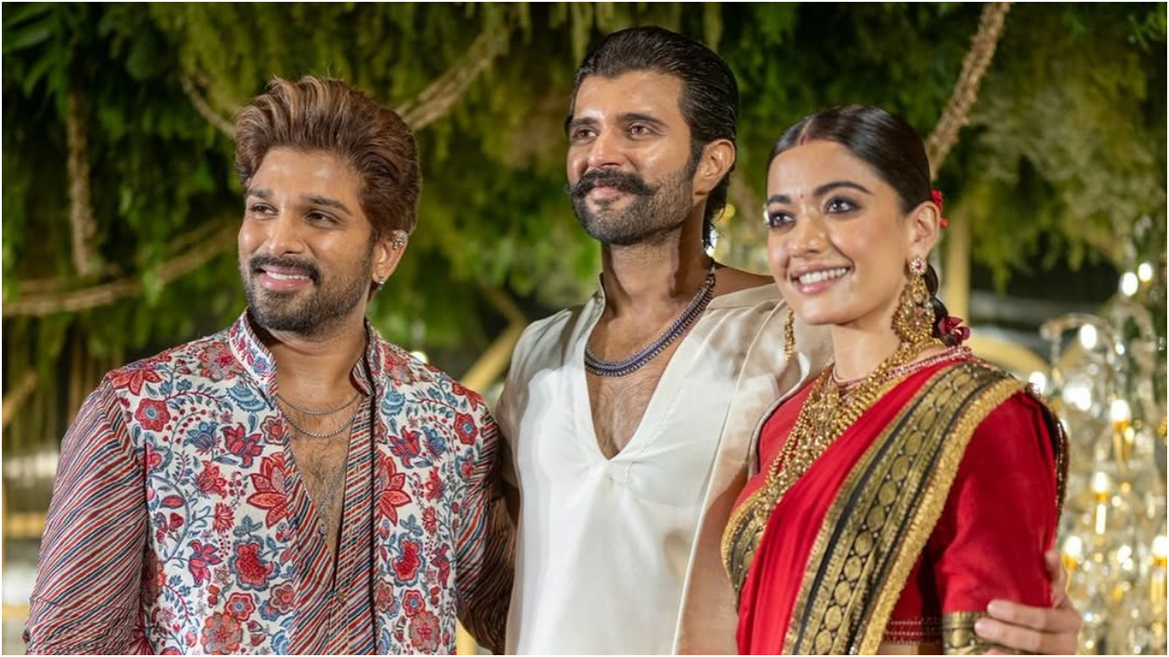 Photos: ರಶ್ಮಿಕಾ-ವಿಜಯ್ ದೇವರಕೊಂಡ ವೆಡ್ಡಿಂಗ್ ರಿಸೆಪ್ಷನ್; ಹೈದರಾಬಾದ್‌ನಲ್ಲಿ ನಡೆದ ಈ ಕಲರ್‌ಫುಲ್‌ ಸಮಾರಂಭಕ್ಕೆ ಯಾರೆಲ್ಲಾ ಬಂದಿದ್ರು? - Image 24