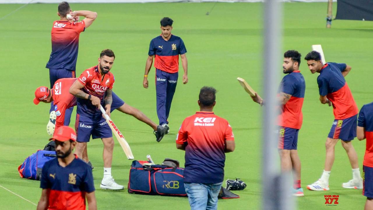 ನಾಲ್ಕು ಗಂಟೆ ಕಠಿಣ ಅಭ್ಯಾಸ ನಡೆಸಿದ ಆರ್‌ಸಿಬಿ ಆಟಗಾರರು