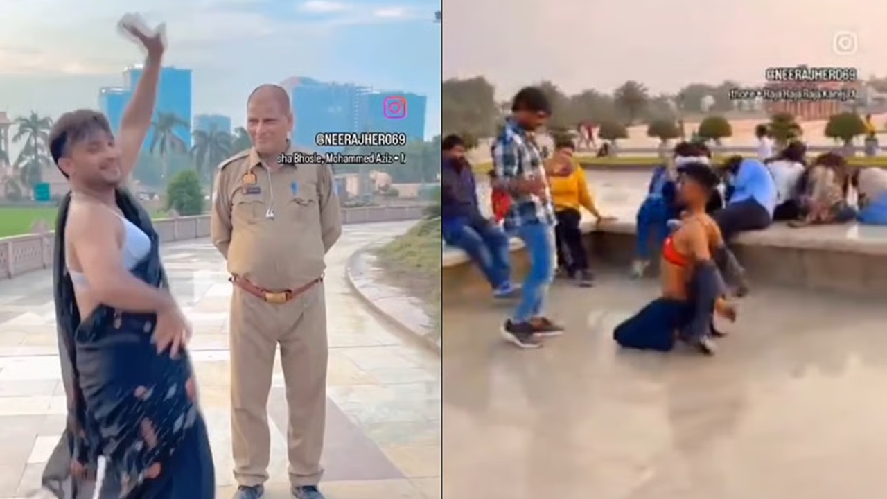ಪೊಲೀಸ್ ಅಧಿಕಾರಿ ಎದುರು ಅಶ್ಲೀಲ ನೃತ್ಯ- ವಿಡಿಯೊ ಫುಲ್‌ ವೈರಲ್‌