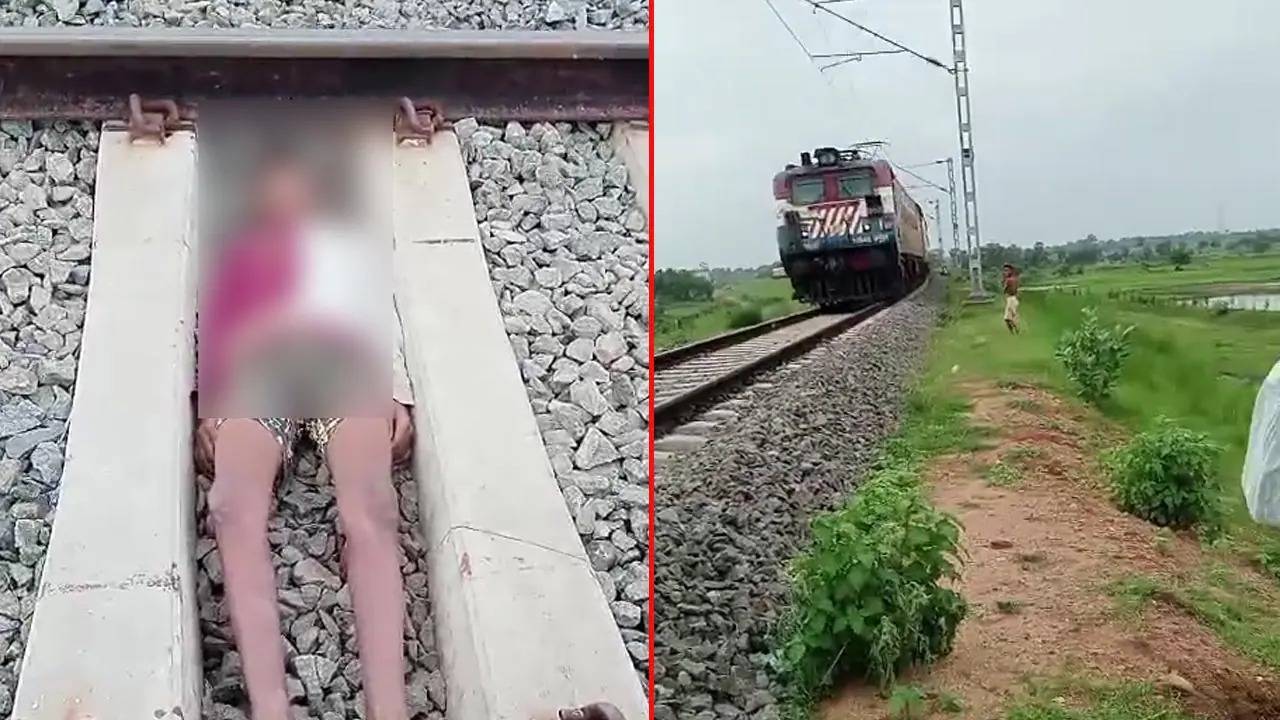 ಹಳಿಗಳ ಮೇಲೆ ಮಲಗಿ ರೀಲ್ಸ್ ಶೂಟ್; ಯುವಕರ ಹುಚ್ಚಾಟದ ವಿಡಿಯೊ ವೈರಲ್