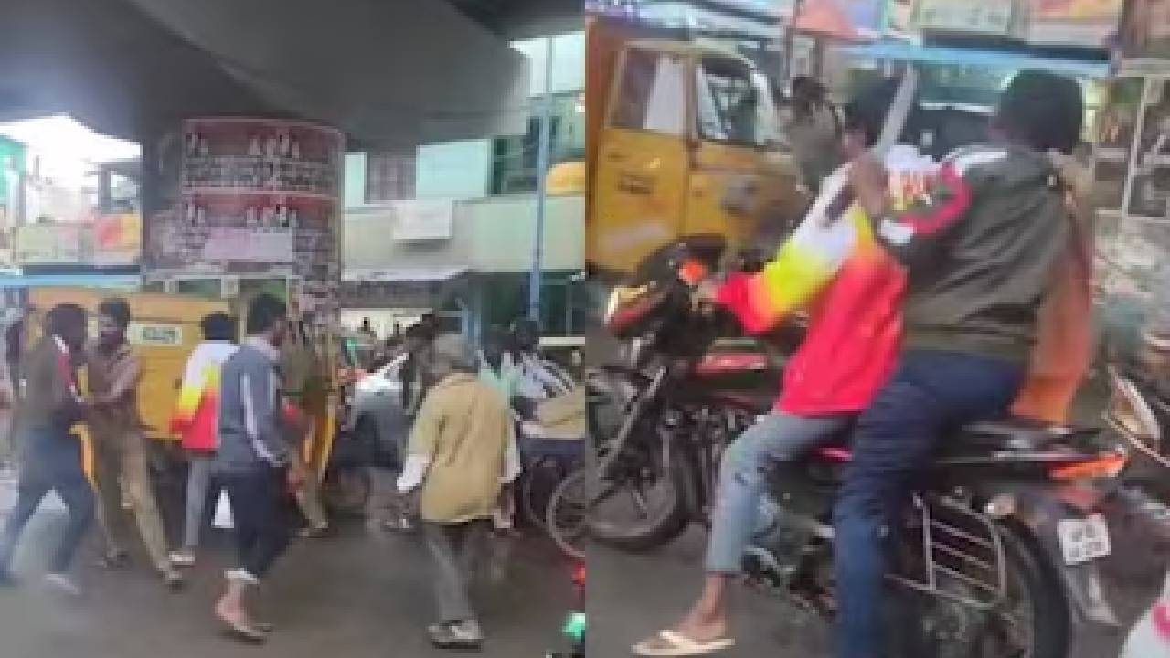 ಬೆಂಗಳೂರಿನ ರಸ್ತೆಯಲ್ಲಿ ಮಾರಕಾಸ್ತ್ರ ಝಳಪಿಸಿ ರೌಡಿಯ ದಾಂಧಲೆ, ಸ್ಥಳೀಯರ ಆತಂಕ