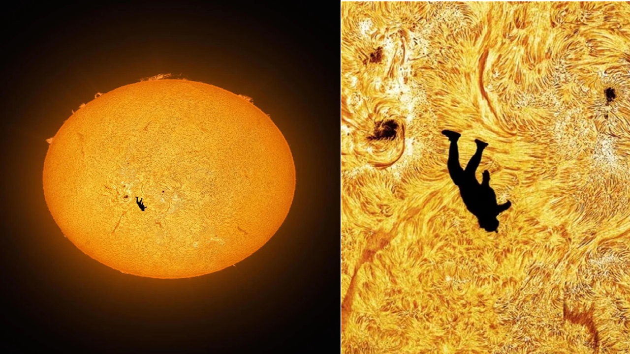 ಸೂರ್ಯನ ಮೂಲಕ ಸ್ಕೈಡೈವಿಂಗ್ ಮಾಡುವ ಫೋಟೋ ವೈರಲ್