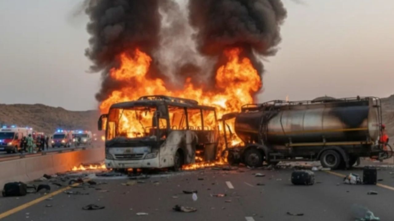 Saudi Arabia Bus Accident: ಸೌದಿ ಬಸ್‌ ಅಪಘಾತ; ಕೂದಲೆಳೆ ಅಂತರದಲ್ಲಿ ಪಾರಾದ 8 ಮಂದಿ, ಬದುಕುಳಿದವರ ಕಥೆ ಕೇಳಲೇಬೇಕು